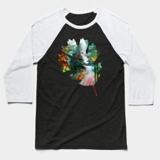 Leaf Autumn Art Baseball T-Shirt